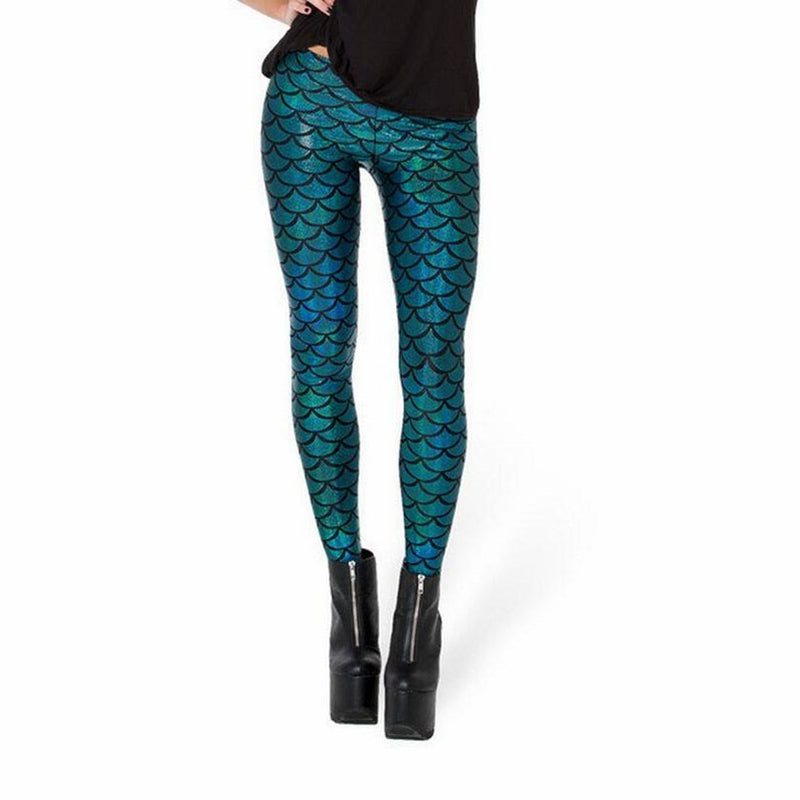 Fashion 3D Digital Print Mermaid Leggings