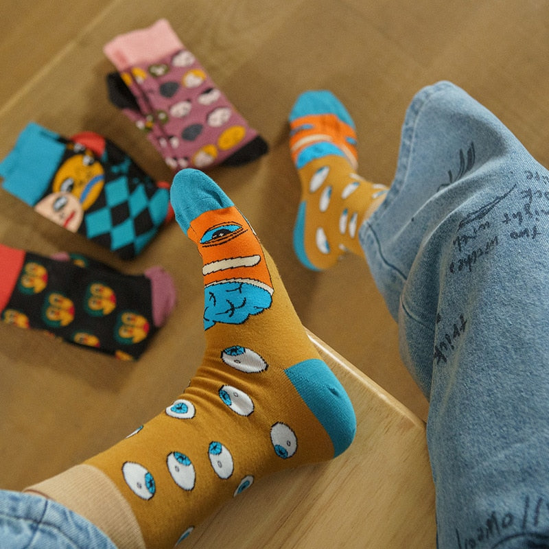 Creative Abstract Art Tide Socks