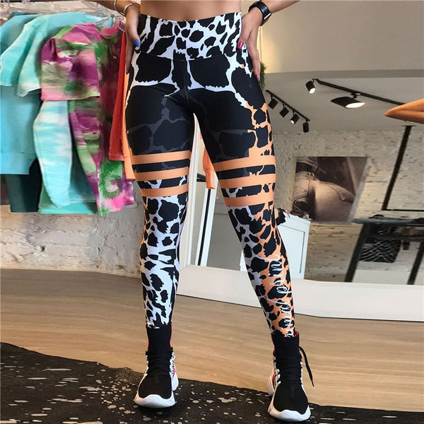Leopard Stripe 3D Print Leggings – The Urban Femme