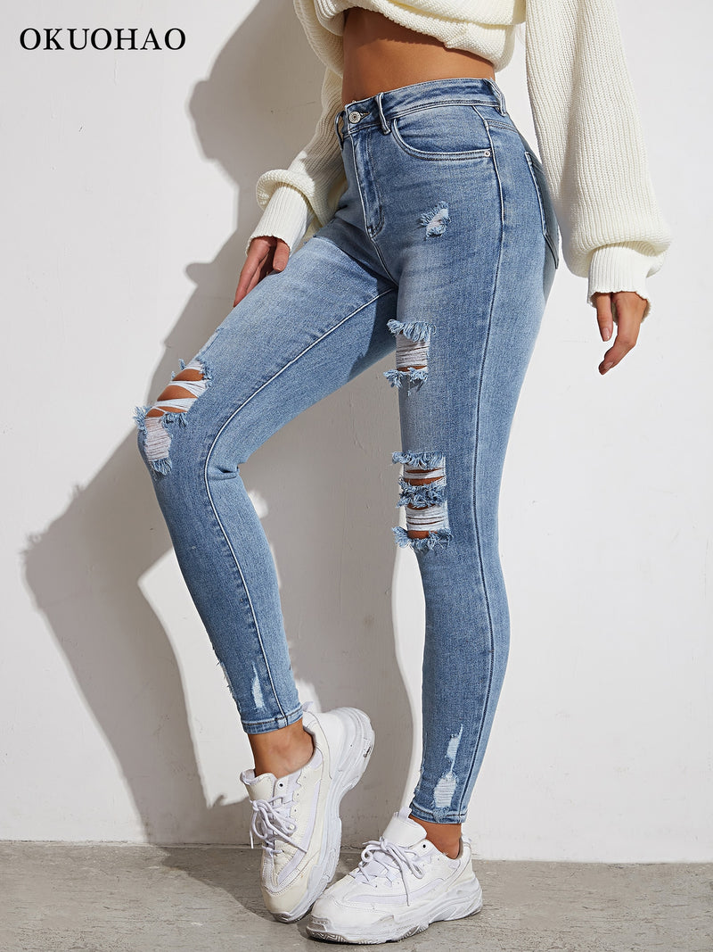 Light Blue Skinny Jeans