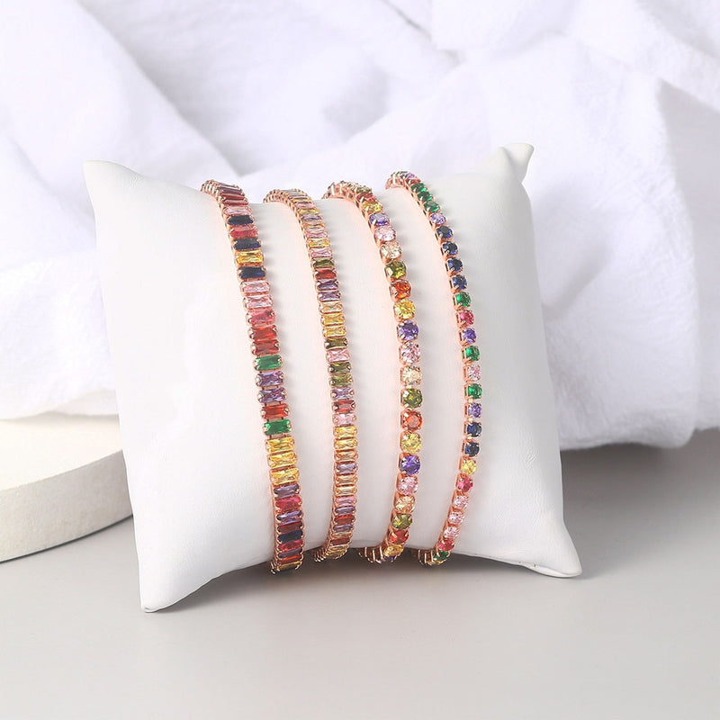 Adjustable Multicolor Charm Bracelet