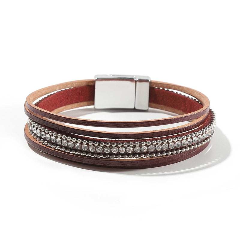 Genuine Leather Wrap Bracelet