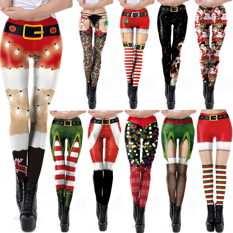 Festive Christmas Leggings