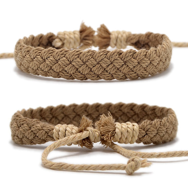 Handmade Vintage Cotton Rope  Bracelet