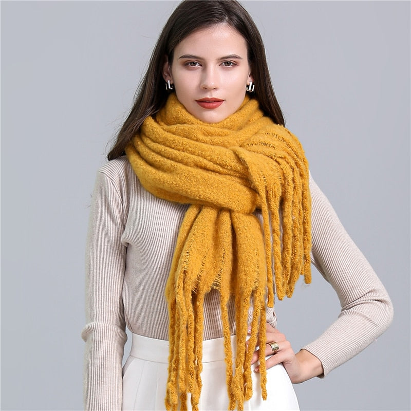 Knitted Cashmere Scarf