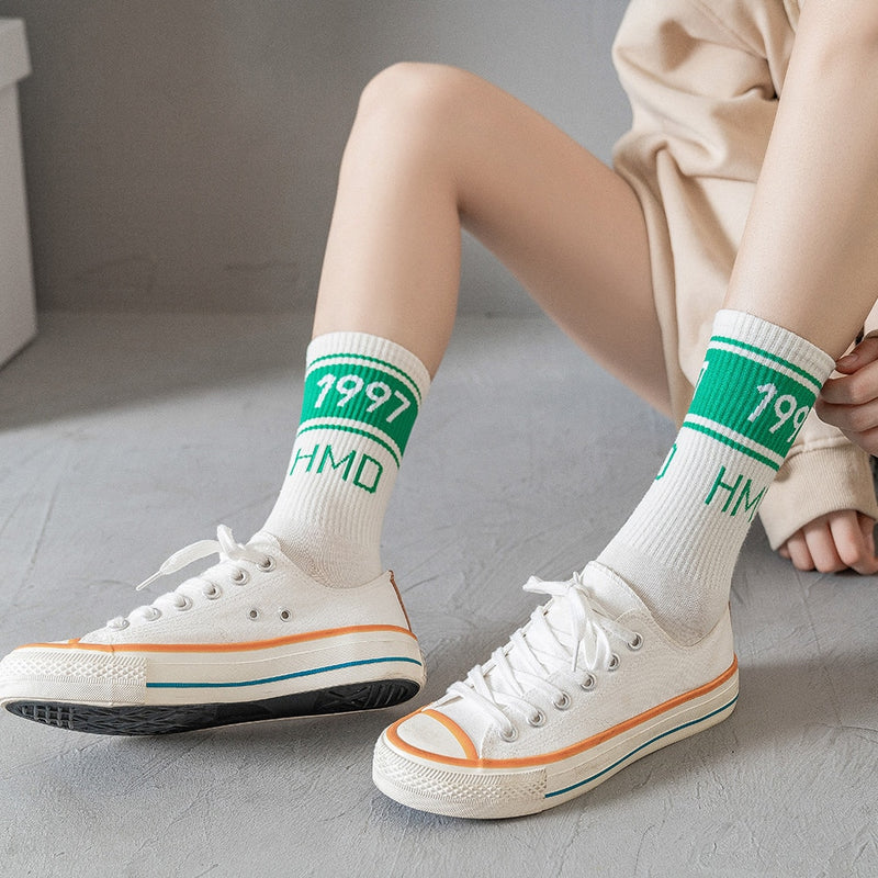 College Style Fashion Socks