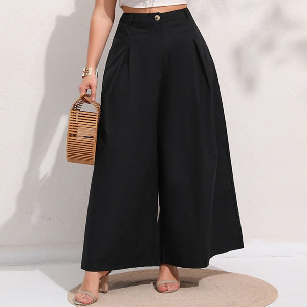 Black  Wide Leg Pants