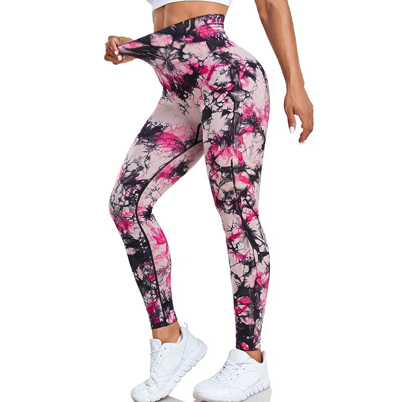 Seamless Tie Dye Leggings