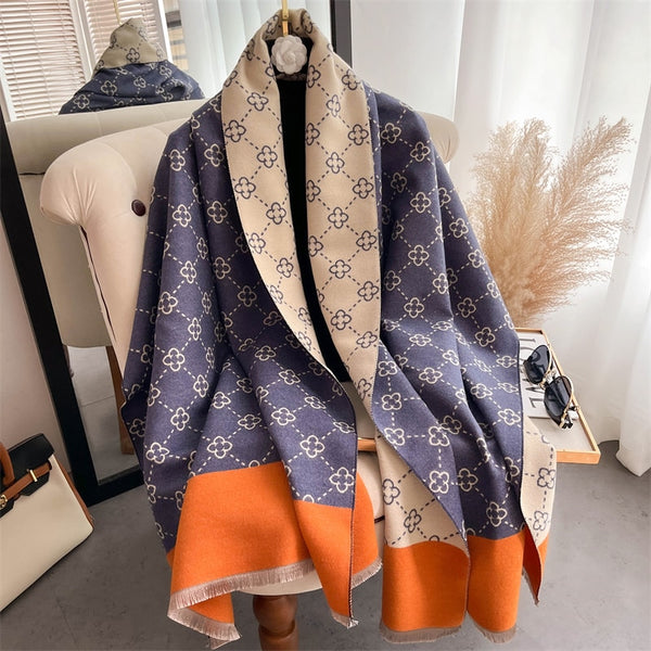 Floral Cashmere Scarf