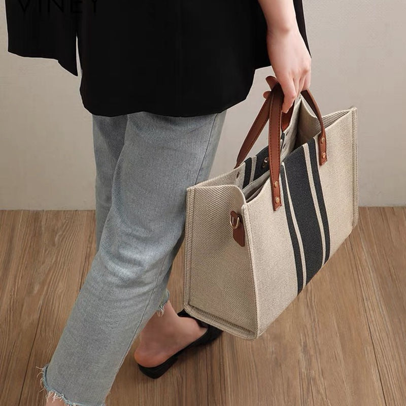 Large Capacity Canvas Tote Bag