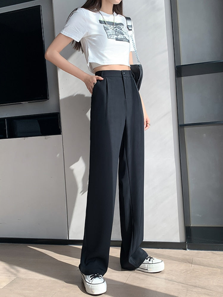 Elegant Wide Leg Pants