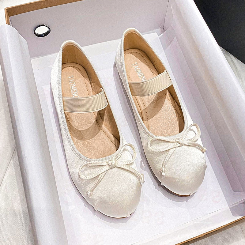 Shoes Round Ballet Flat Shoes