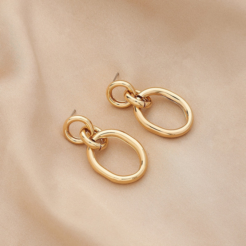 Stainless Steel Chain Earrings